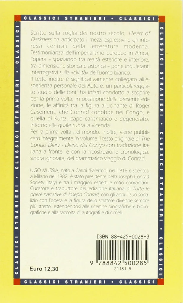 Conrad Joseph: Heart of Darkness - Cuore di tenebre (edizione integrale bilingue)