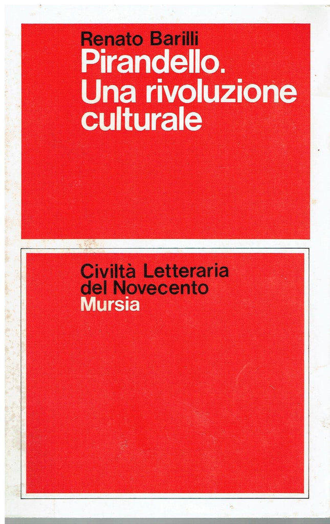Barilli R.: Pirandello. Una rivoluzione culturale
